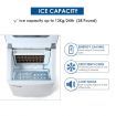 Maxkon 3.2L Portable Ice Cube Maker Machine Home Commercial Fast Benchtop Freezer