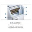 Maxkon 3.2L Portable Ice Cube Maker Machine Home Commercial Fast Benchtop Freezer