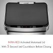 60L Motion Sensor Bin Automatic Touchless Stainless Steel Kitchen Waste Rubbish Trash Can - Silver