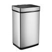 60L Motion Sensor Bin Automatic Touchless Stainless Steel Kitchen Waste Rubbish Trash Can - Silver