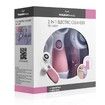 Face and Body Skin Cleansing Brush System with 3 Detachable Brush Heads and Handle