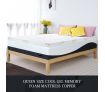 Cool Gel Topper Memory Foam Mattress Topper 8cm Queen Bedding W/Bamboo Cover