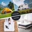 Cool Gel Topper Memory Foam Mattress Topper 8cm Single Bedding W/ Bamboo Cover