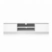 TV Stand Entertainment Unit 2 Doors Wooden Storage Cabinet Furniture - White