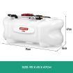 NEW 100L ATV WEED SPRAYER 12V PUMP TANK CHEMICAL GARDEN FARM WATER SPRAYING