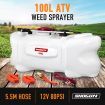 NEW 100L ATV WEED SPRAYER 12V PUMP TANK CHEMICAL GARDEN FARM WATER SPRAYING