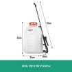 NEW 16L ELECTRIC BACKPACK WEED SPRAYER 12V RECHARGEABLE PUMP FARM WATERING