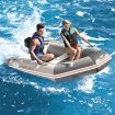 Bestway 2.8M Inflatable Boat Fishing Kayak Rib Dinghy Tender Raft W/Oars