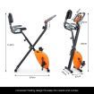 Genki 8 Level Magnetic Resistance Exercise Bike Home Gym Equipment w/Backrest