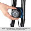 Genki Folding Exercise Bike Magnetic Upright X-Bike Bicycle Cycling Home Gym Trainer w/ Pluse