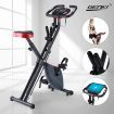 Genki Magnetic Exercise Bike Folding Upright X-Bike Bicycle Cycling Fitness w/Resistance Bands