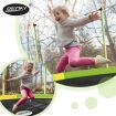 Genki 55" Trampoline Mini Rebounder Jumping Gym Equipment Home Outdoor Fitness Kids Exericise with Safety Enclosure Net