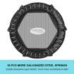 Genki 55" Trampoline Rebounder Jumping Gym Equipment Home Outdoor Fitness Kids Exericise with Safety Enclosure Net Panda Shape
