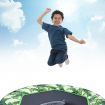 Genki 55" Trampoline Rebounder Jumping Gym Equipment Home Outdoor Fitness Kids Exericise with Safety Enclosure Net Panda Shape