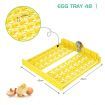 48 Egg Incubator Fully Automatic Turning Chicken Duck Poultry Egg Turner Hatcher