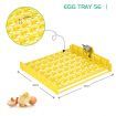 56 Egg Incubator Digital Fully Automatic Turning Hatching Chicken Duck Poultry Egg Turner Hatcher