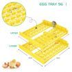 96 Egg Incubator Digital Fully Automatic Turning Hatching Chicken Duck Poultry Egg Turner Hatcher