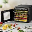Maxkon Food Dehydrator Fruit Vegetable Meat Dryer w/6 Trays and Timer