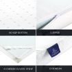 Super King Size Cool Gel Memory Foam Mattress Topper 10cm Underlay Bamboo Cover