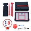 Genki 1.05-1.65m Kid Portable Basketball Hoop Stand Backboard Net Ring Ball Set