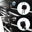 Shogun Mechanic Tool Box on Trolley with 16 Drawers, Side Handles and 4 Castors - Black