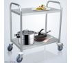 Two-Tier Stainless Steel Kitchen Trolley