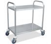 Two-Tier Stainless Steel Kitchen Trolley