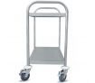 Two-Tier Stainless Steel Kitchen Trolley