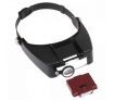 Watch Repair Head Headband Glasses Magnifier Loupe 10X With LED Light