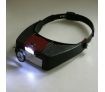 Watch Repair Head Headband Glasses Magnifier Loupe 10X With LED Light