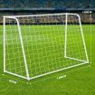 180CM Metal Soccer Goal Portable Football Net Frame Backyard Park Training Set