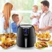 Maxkon New 7L Air Fryer LCD Health Cooker Low Oil Rapid Deep Frying 1800W Black