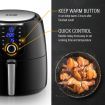 Maxkon New 7L Air Fryer LCD Health Cooker Low Oil Rapid Deep Frying 1800W Black