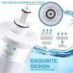 Aqua Optio Replacement Refrigerator Water Filter for DA29-00003B, RF268ABRS Water Filter, DA2900003G Replacement, 4-Pack