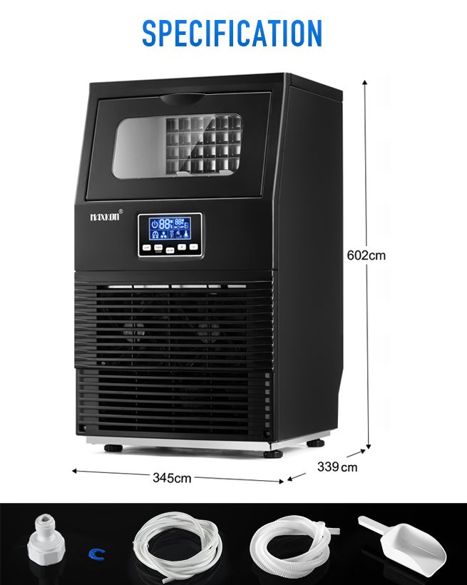 Maxkon 30kg Commercial Ice Cube Maker Machine Home Benchtop Countertop