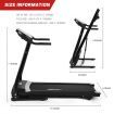 Genki Treadmill Folding Home Gym Exercise Machine Fitness Equipment 400mm Belt Soft Drop System