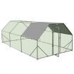 Chicken Run Coop Rabbit Hutch Guinea Pig Cage Cat Duck Hen Chook Enclosure - 6mx3m