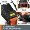 SHOGUN 3-In-1 Cordless Lawn Mower Self Propelled 18" 139cc 4 Stroke Petrol Lawnmower