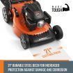 SHOGUN 2-In-1 Cordless Lawn Mower Self Propelled 21" 159cc 4 Stroke Petrol Lawnmower