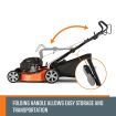 SHOGUN 2-In-1 Cordless Lawn Mower Self Propelled 21" 159cc 4 Stroke Petrol Lawnmower