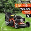 SHOGUN 3-In-1 Cordless Lawn Mower Self Propelled 21" 196cc 4 Stroke Petrol Lawnmower