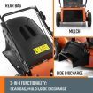 SHOGUN 3-In-1 Cordless Lawn Mower Self Propelled 21" 196cc 4 Stroke Petrol Lawnmower