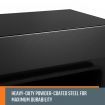 New Pair of Steel Under Tray Tool Boxes Truck Bed Box Underbody Toolbox Organizers - Black