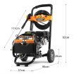 SHOGUN 10HP High Pressure Washer Petrol Water Gurney Cleaner W/ 20M Hose