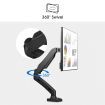 Single LCD LED Monitor Arm Desk Mount Stand Display Gas Spring TV Screen Holder Bracket