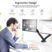 Dual LCD LED Monitor Arm Desk Mount Stand Display Gas Spring TV Screen Holder Bracket