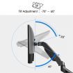 Dual LCD LED Monitor Arm Desk Mount Stand Display Gas Spring TV Screen Holder Bracket