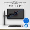 Single LCD LED Monitor Arm Desk Mount Stand Display Adjustable TV Screen Holder Bracket
