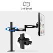 Single LCD LED Monitor Arm Desk Mount Stand Display Adjustable TV Screen Holder Bracket