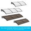 New 3M DIY Window Door Awning House Canopy Patio UV Rain Cover Sun Shade